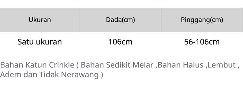Product Introduction of (LD:106cm) SETELAN CELANA PANJANG WANITA BAHAN KATUN CRINKLE 0