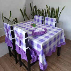 Cover Sandaran Kursi 4 Taplakn Meja Makan Terbaru Bisa Dicuci