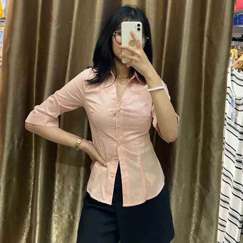 Kemeja Pendek 3/4 Slim Fit Big Mango 8
