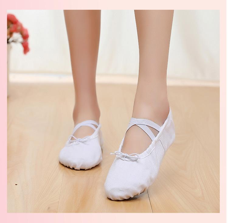Product Introduction of Giày Múa Ba Lê, Cho Bé Gái, Chất Liệu Vải Bố, Đế Mềm, Dép Khiêu Vũ Múa Ba Lê, Thích Hợp Cho Trẻ Em Và Người Lớn, Giày Múa Ba Lê Tập Luyện, Thích Hợp Cho Phụ Nữ, Giày Khiêu Vũ 8