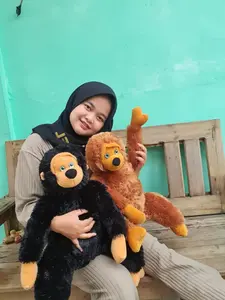 Boneka monkey//boneka monyet bulu rasfur 50cm