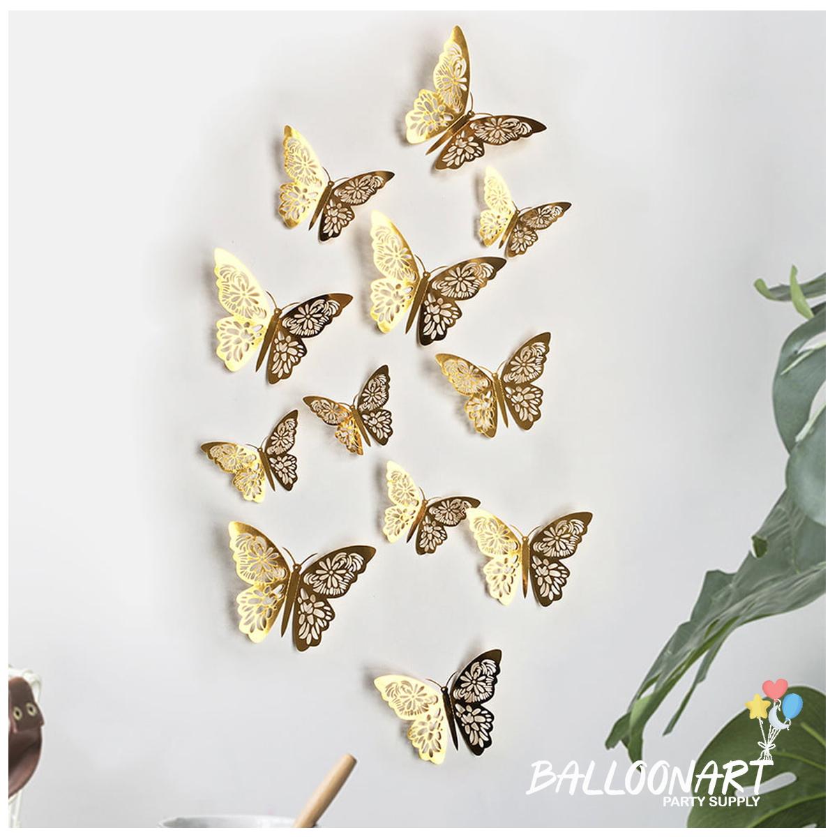 3D Butterfly Dekorasi/Dekorasi Kupu2/Kupu Kupu 3D Dekorasi Dinding