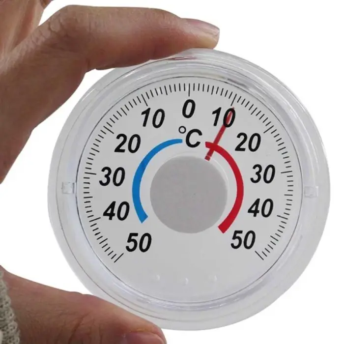 Thermometer Temperature Analog Measurement Monitor TH109 - Putih Baterai Digital 2