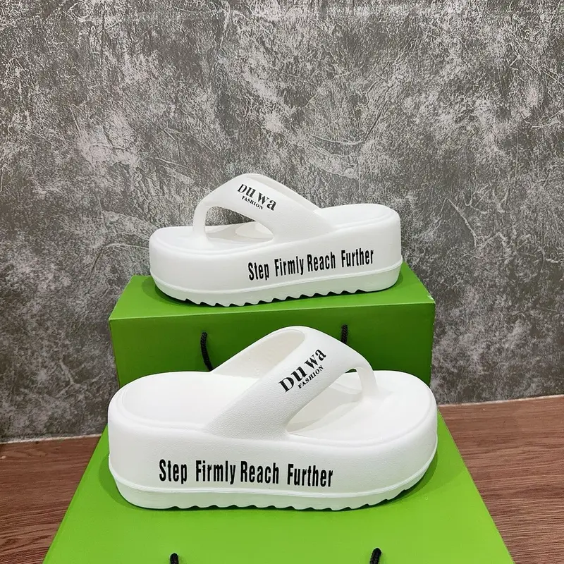 [ 1 ] Dép kẹp nhẹ nâng đế  cao 7cm êm chân và bền ạ DéP Nữ  Shoes - Hỗ Trợ Đổi Size ! 1