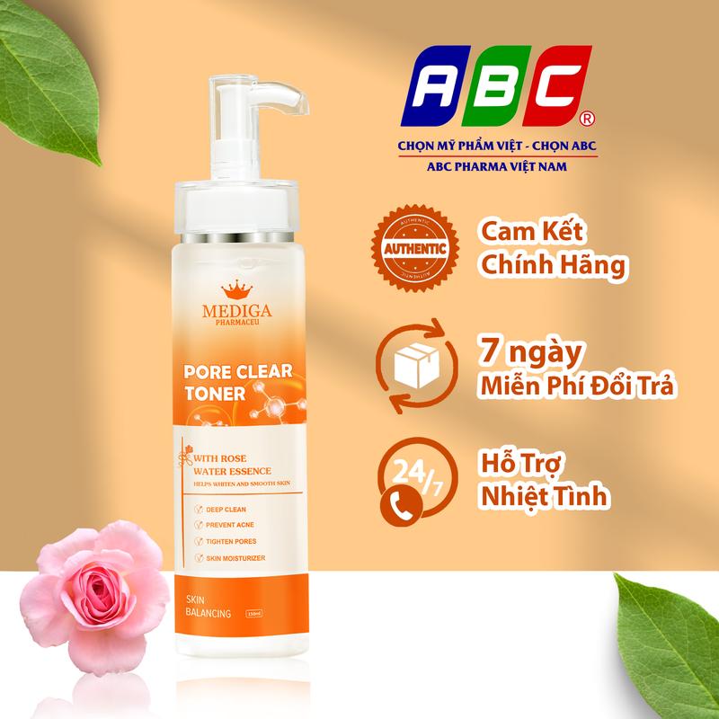 TONER NƯỚC HOA HỒNG LÀM SẠCH, DƯỠNG ẨM,  Skincare Làm Đẹp Da Chăm Sóc Da Dưỡng Ẩm Da Dưỡng Da Mặt 3