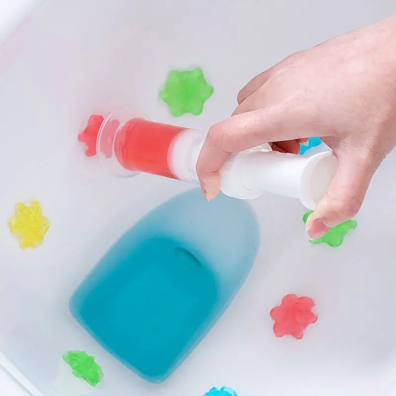 PROMO JAYA Suntikan Pewangi Kloset Gel Pengharum Toilet Pewangi Kamar Mandi Closet WC Penghilang Bau Pembersih Harum Aroma Anti Cleaner Happy Shopping 1