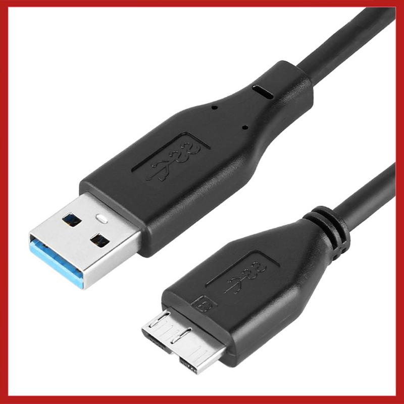 USB 3.0 Type-A Male To Micro B Male Adapter Cable - High Speed Blue Color