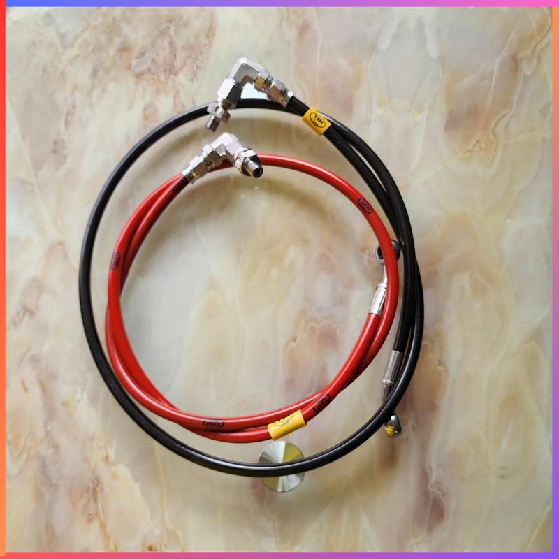 Dây Dầu Hel Đầu inox 304 90 độ Gắn Heo 81