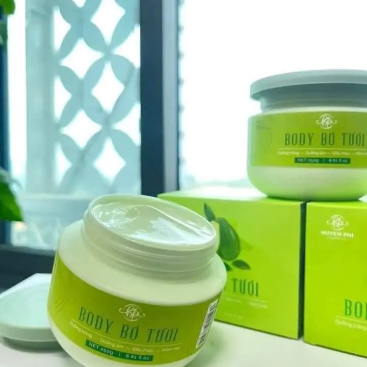 Kem BODY Bơ Trắng Da Huyền Phi 4