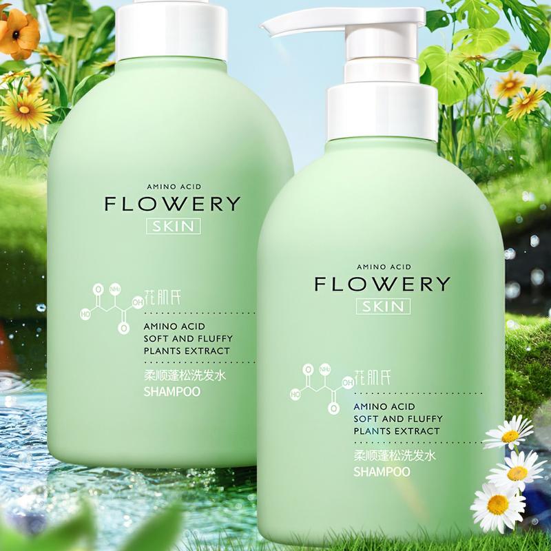 Combo Dầu Gội Dầu Xả Muối Biển Kiềm Dầu Giảm Bết Tóc Flowery 500ml