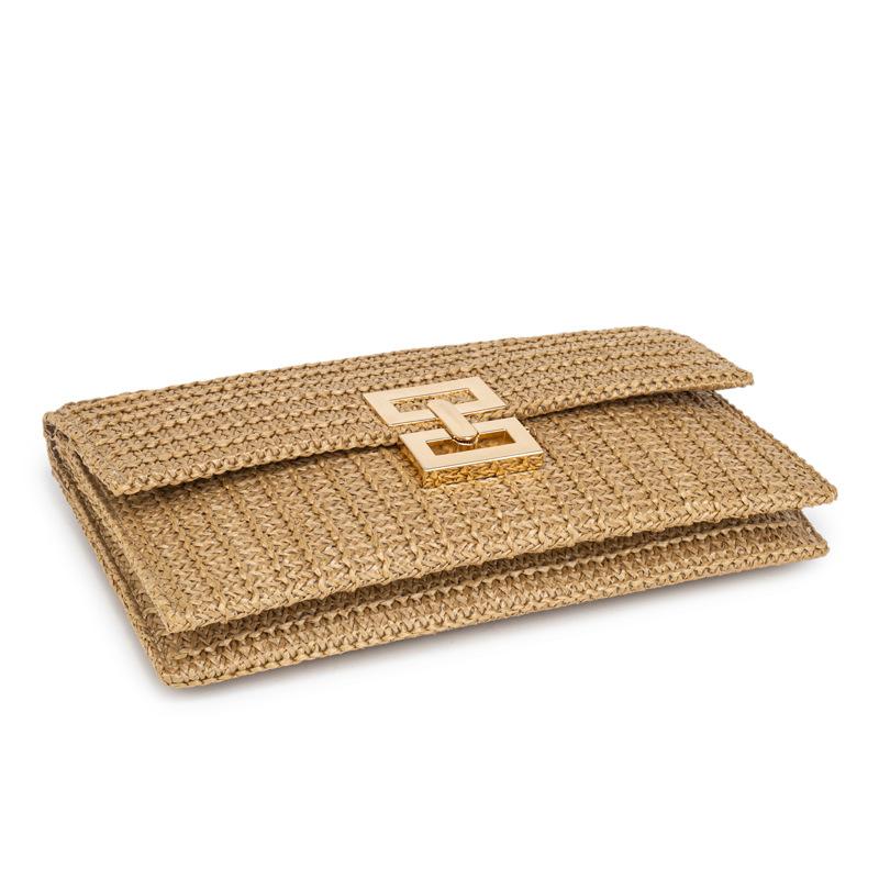 Product Introduction of Túi Cầm Tay Cầm Tay, Dệt Kỳ Nghỉ Bohemian, Túi Rơm, Túi Phong Bì, Cho Nữ, Hàng Mới Về, Túi Cầm Tay Lady Clutch 2