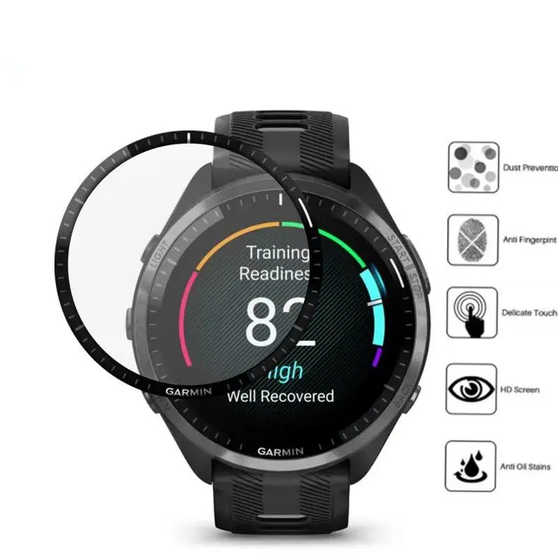 【BBTZH】 For Garmin Forerunner 965 3D Watch Film HD Screen Protectors