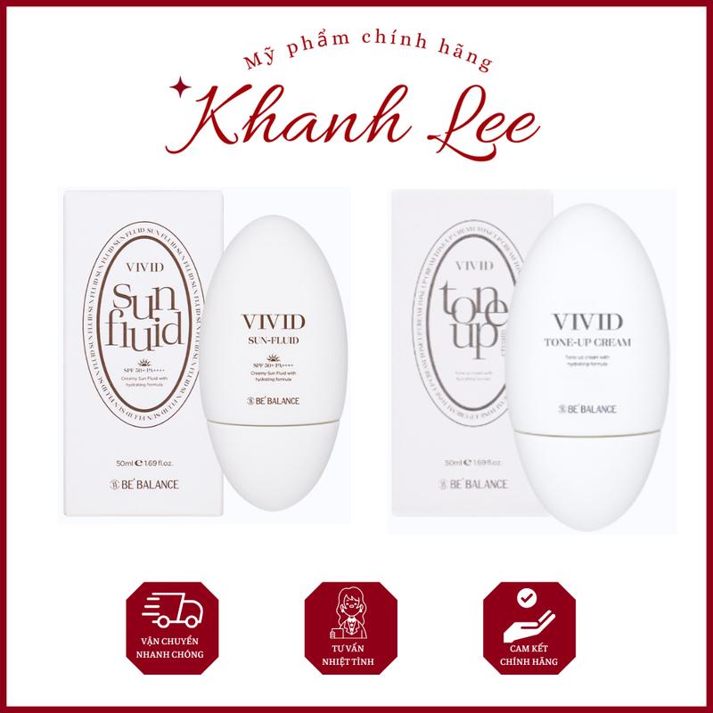  Kem chống nắng BEBALANCE Vivid Sun Fluid + Tone Up 50ml Sunscreen Skincare 