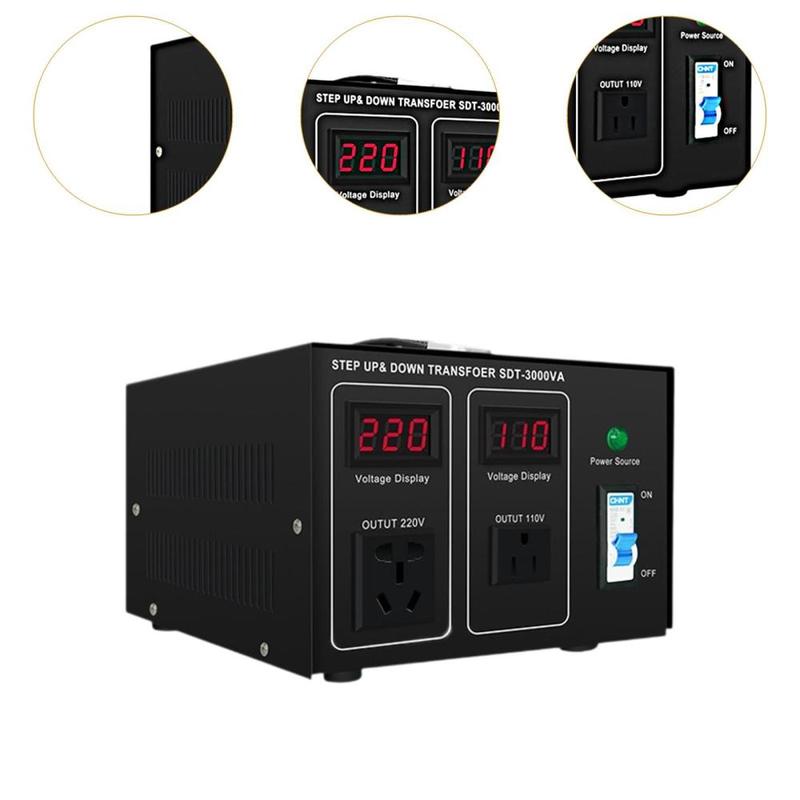 Product Introduction of Voltage Transformer Converter US Adapter Professional Easy to Use Step up/Down Transformer Converter 110V to 220V 220V to 110V 1