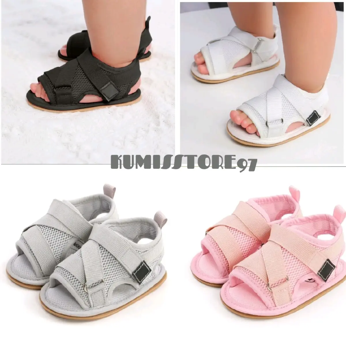 RYda Sandal Bayi Laki laki perempuan Umur 0 6 12 14 Bulan/Sandal Bayi Laki Laki Perempuan Lucu