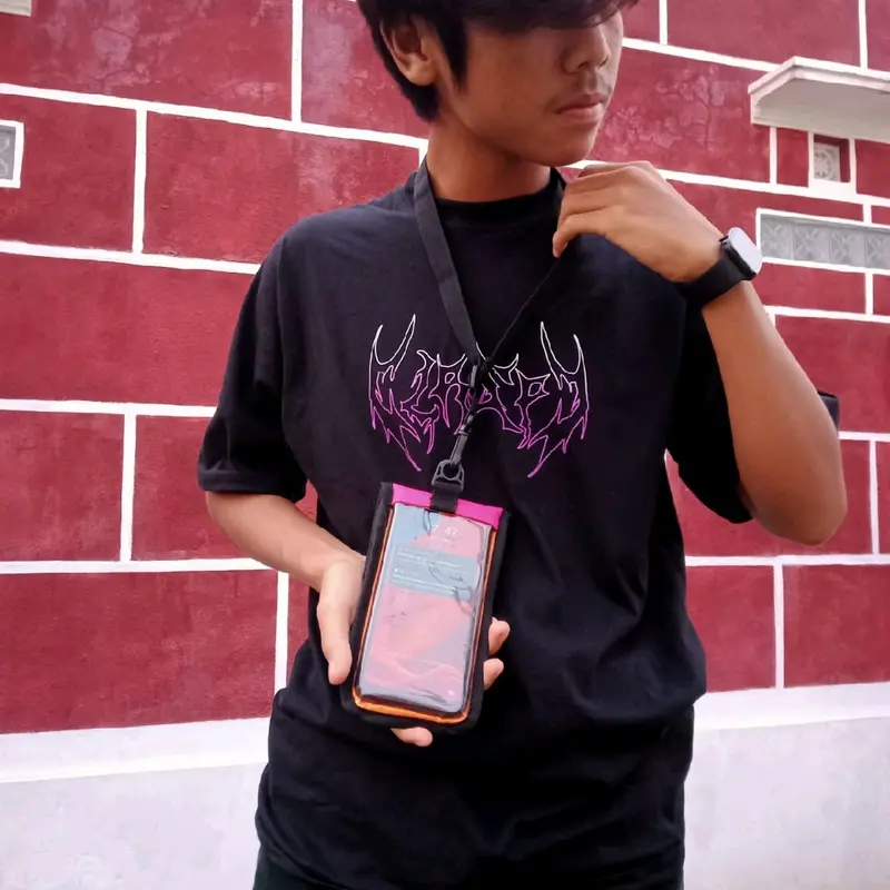 Tas Hp dan uang kalung Leher Sako wallet Tas selempang Kekinian 1