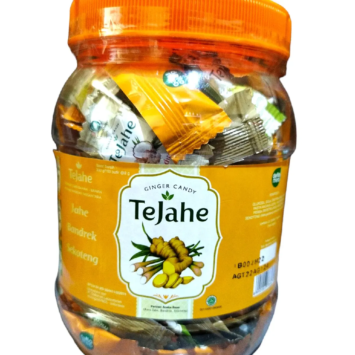 Permen Herbal Tejahe Toples isi 150 butir Aneka Rasa
