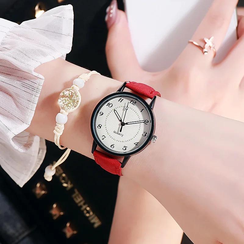Product Introduction of Women Fashion Watch Quartz Wirstwatch Luminous PU Leather Band Watch Ladies Casual Gift Wrist Watches Clock Reloj Mujer 8