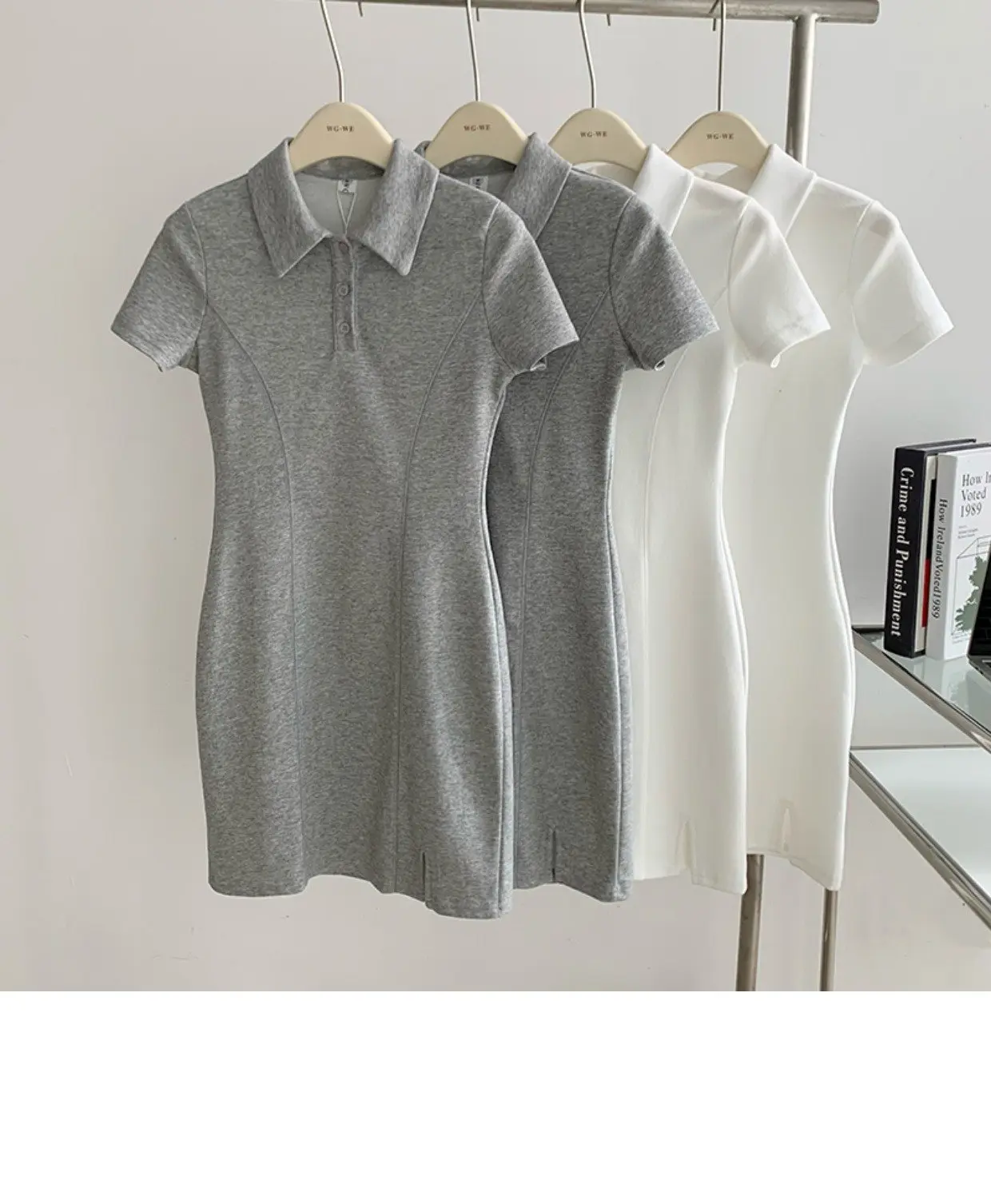 Váy Polo Nữ Dáng Ngắn V404, Chất Liệu Cotton Hàn Mềm Mịn Women Dress