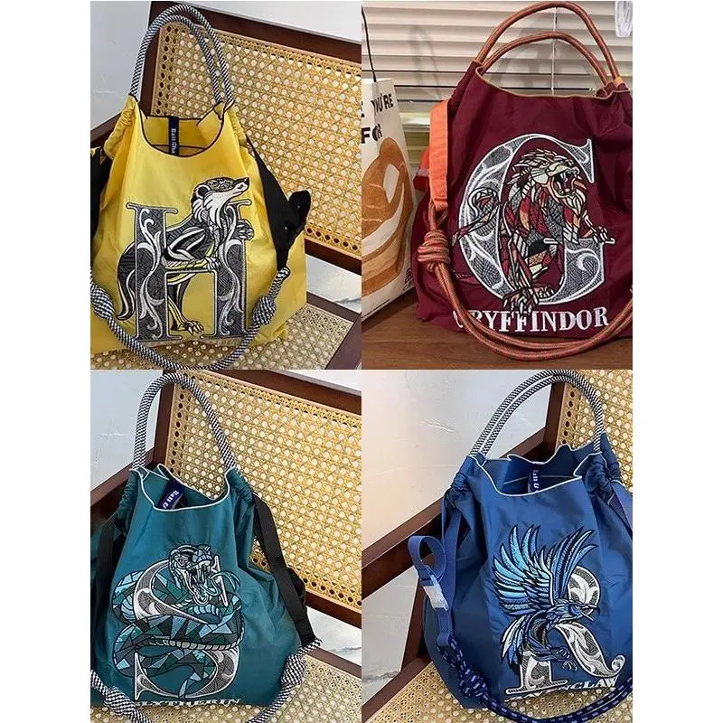 New Eco-friendly Shopping Bag Harry Potter Series Canvas Hand-Held Tote Crossbody Women's Bag
