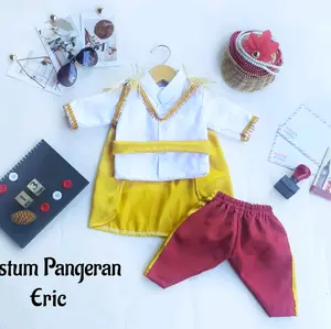 Kostum Pangeran Eric Anak Dewasa Setelan Photoshoot Baby Newborn Costume Photography Kids Clothes Busana Pesta Ulang Tahun Baju Khas Pangeran Kerajaan Cosplay Pakaian Prince Cowok bayi cewek