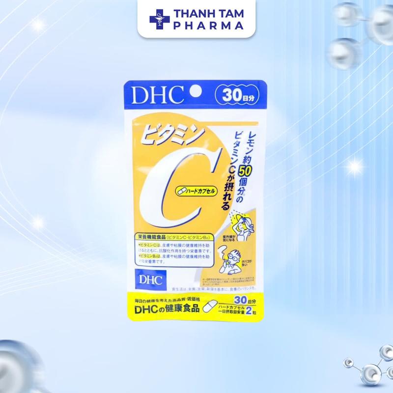 Viên uống vitamin C DHC hỗ trợ bổ sung vitamin c cho cơ thể