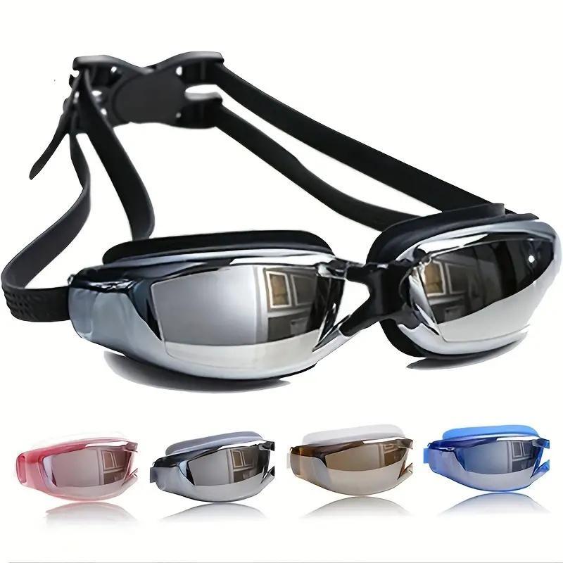 Adjustable Waterproof Swimming Goggles, Anti-fog Swimming Goggles for Men & Women 4