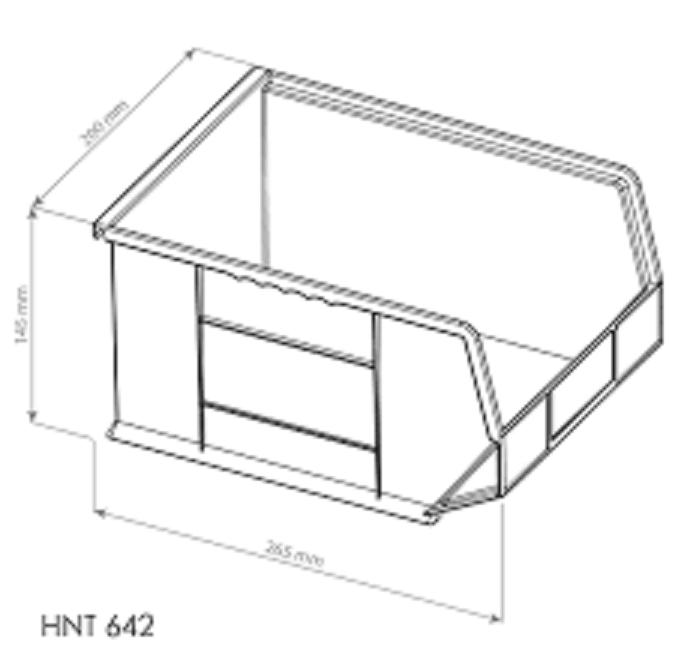 kotak aksesoris /sparepart hanata HNT 642 Jolly box Penyimpanan 4