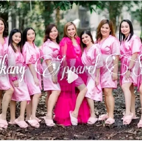 Paubos Sale Satin Robe for Bridesmaid
