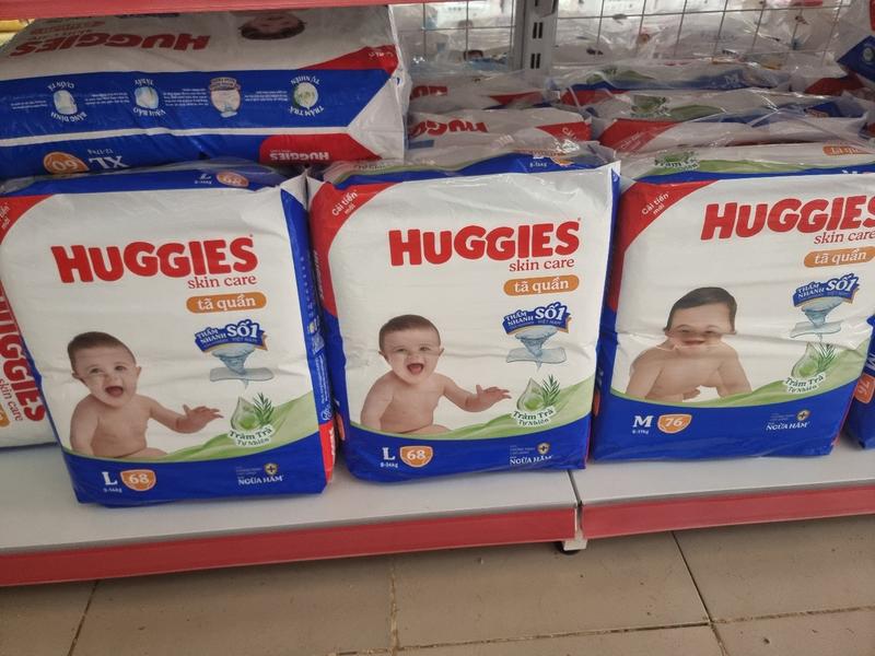 Product Introduction of Bỉm quần Huggies skin care đại M76, L68, XL60 6