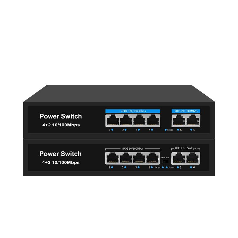 Standard POE Switch Gigabit/100M 24 Ports 16 8 6 4 Network Monitoring Using Poe 1
