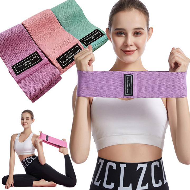 Dây kháng lực tập tay chân chất liệu vải đàn hồi đồ tập gym thể dục tại nhà WELIKE