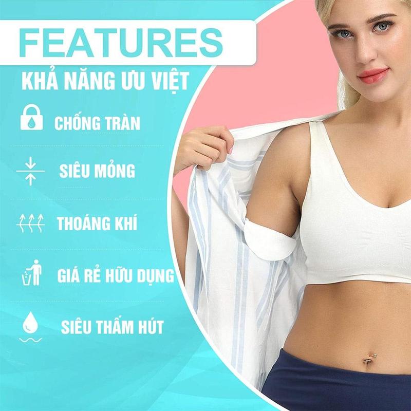 Product Introduction of 1 Gói 10 Miếng Dán Thấm Hút Mồ Hôi Nách Siêu Mỏng 2508 - PARISA 16