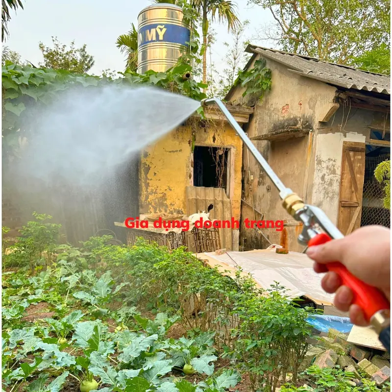 Tay Bóp Xịt Rửa Vệ Sinh Máy Lạnh - Điều Hòa . Có Gắn Khớp Nối 1/4 (TAY BÓP CAM) 2