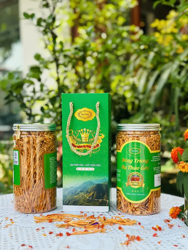 .Combo 2 hộp Đông trùng hạ thảo Huy Cương loại gãy 50g 0