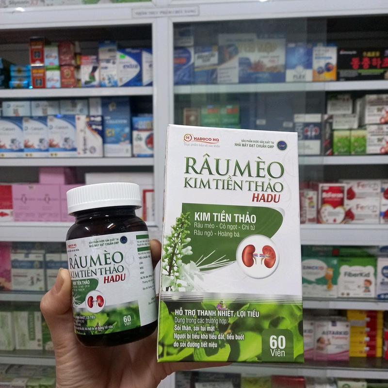 Kim Tiền Thảo Râu Mèo hỗ trợ tan sỏi thận sỏi túi mật ,lợi tiểu lọ 60 viên hàm lượng cao gấp 10 lần những loại thông thường