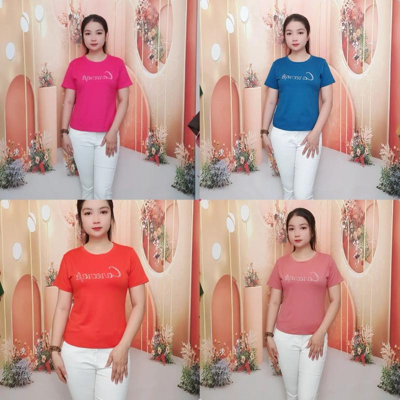 Product Introduction of Áo Thun Nữ. QN.161 Fom Carotop. Cotton Thái Co Giãn Bốn Chiều.Mềm Mịn Mát.Thấm Hút Mồ hôi ạ Cổ Tròn Women 19