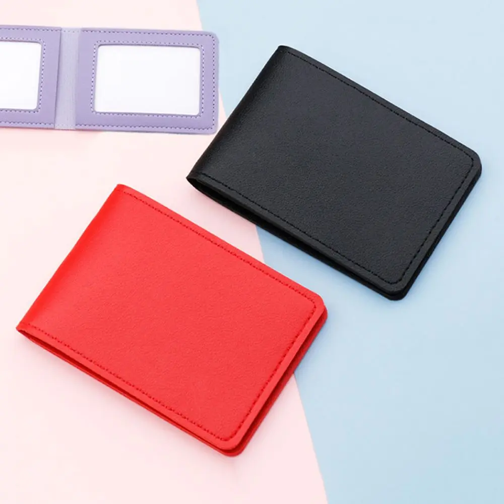 ecret Gift Name Card Organizer Driver's License Leather Case ID Card Holders Mini Purse Credit Card Holder Lady Wallet