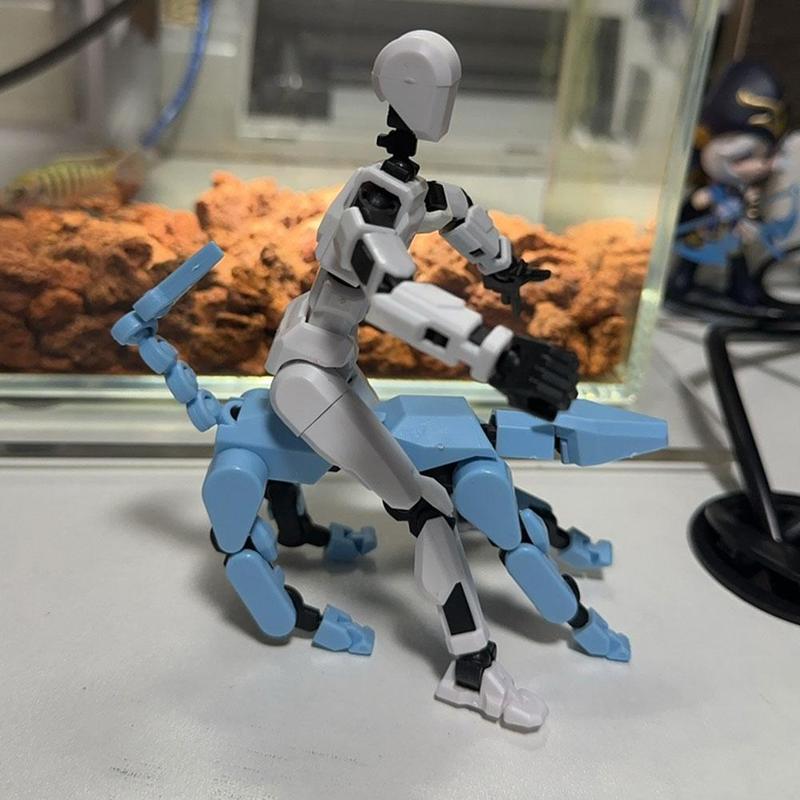 Product Introduction of 1pcs Multi Joint Movable Doll Decompression Boy Toy Creative Combination Of Dog And Character Ornaments No Character Models 27