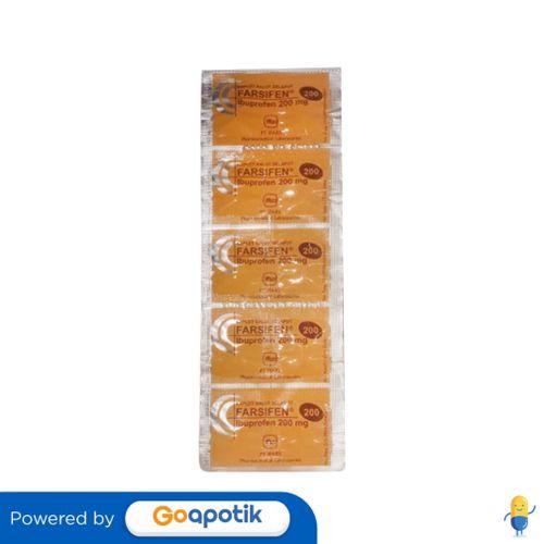 Gambar FARSIFEN 200 MG STRIP 10 TABLET dari Apotek Papandayan by GoApotik Kab. Garut Tokopedia