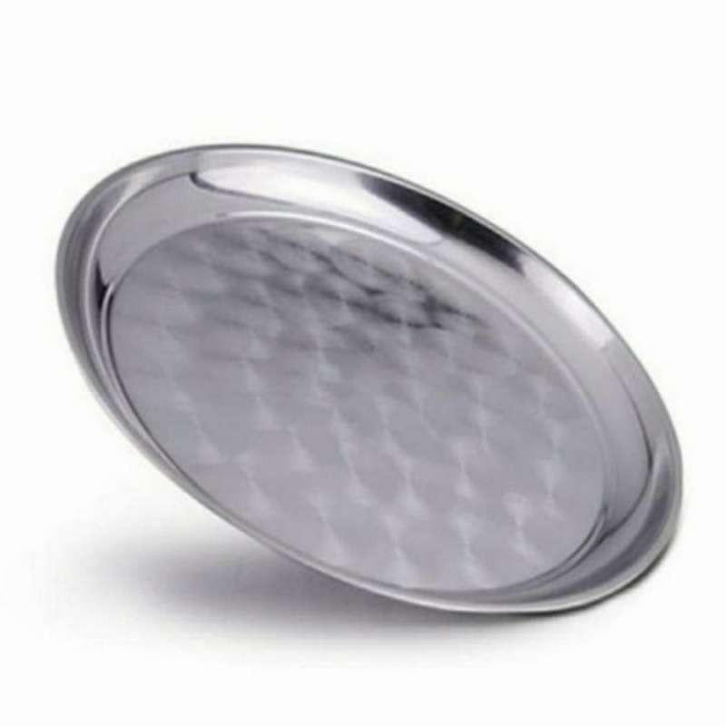 Nampan Bulat Stainless Steel 50 cm / Baking Tray Bulat 0