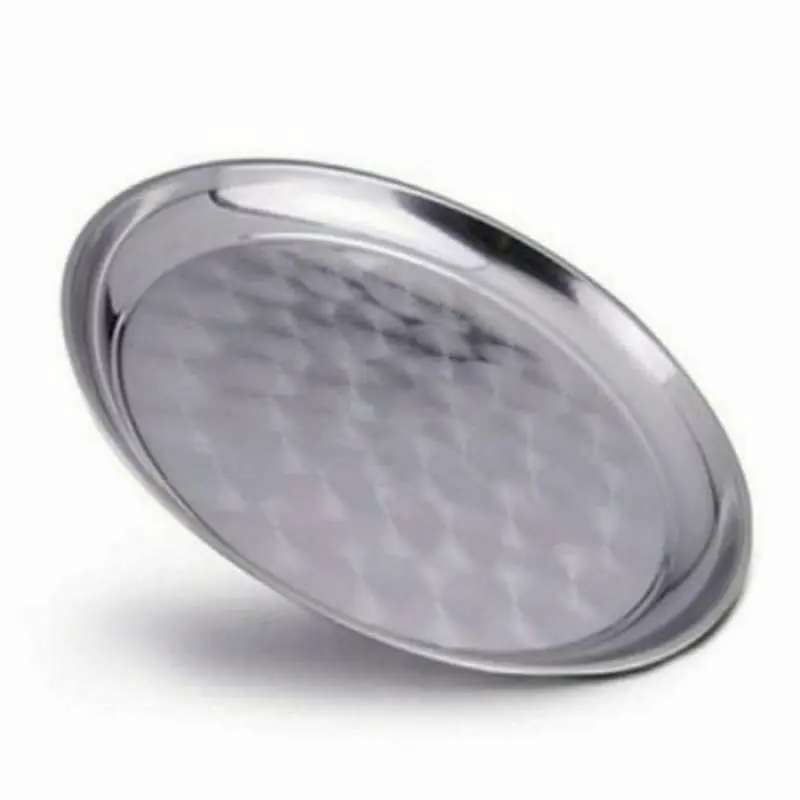 Nampan Bulat Stainless Steel 50 cm / Baking Tray Bulat 0