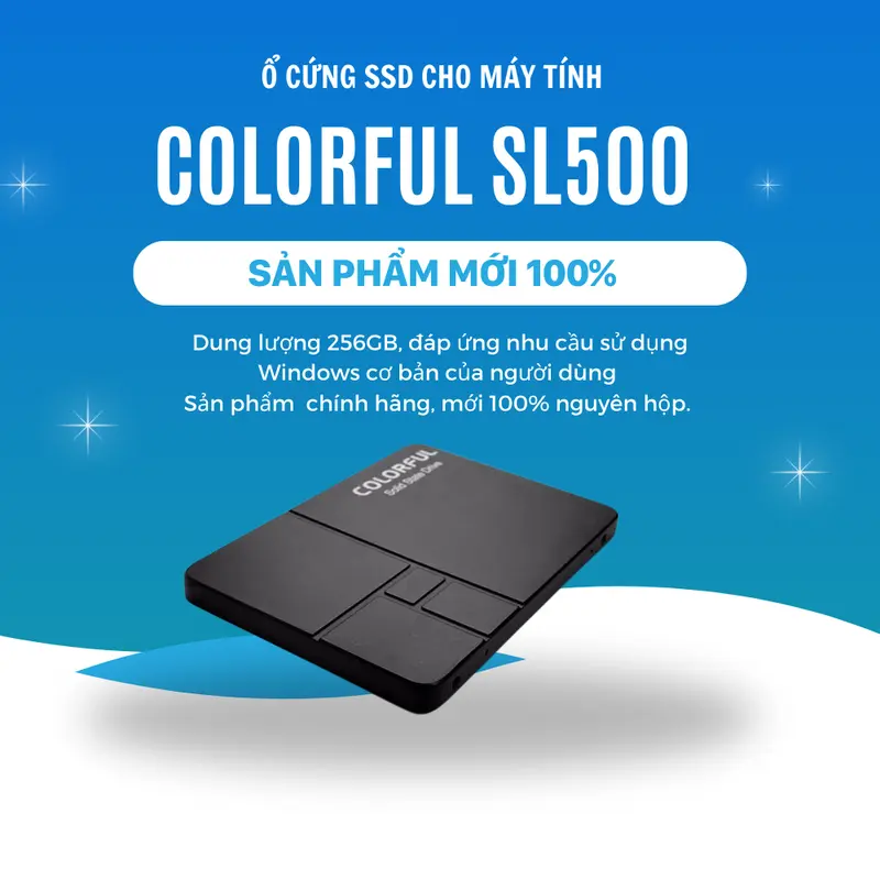 Product Introduction of Ổ cứng SSD Colorful 256GB 2.5″ SL500 SATA 3 chính hãng 1
