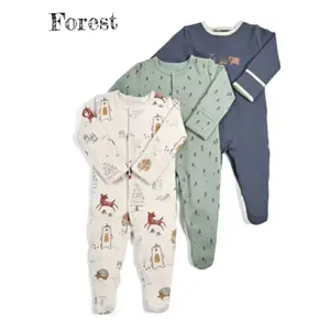 Mamas Papas Sleepsuit Set 3 in 1 Motif Forest