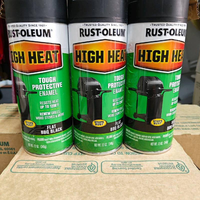 Sơn pô chịu nhiệt cao High Heat Spray của Mỹ lên đến 648 độ C (kèm nhám)