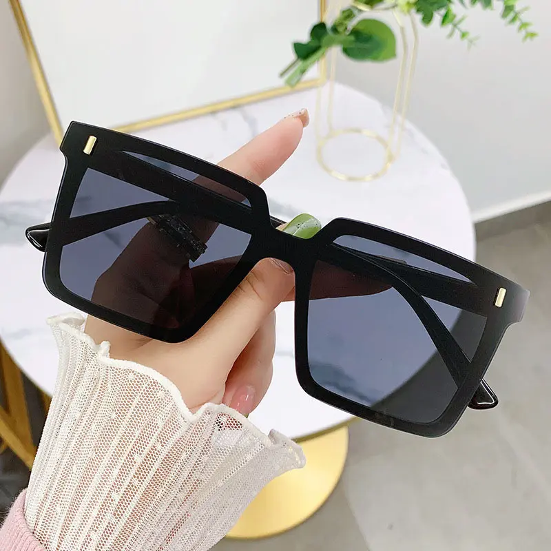 Kính râm, Kính mắt vuông, dành cho phụ nữ và nam giới, Bảo vệ tia cực tím, Thích hợp để Lái Xe, Kính râm 5
