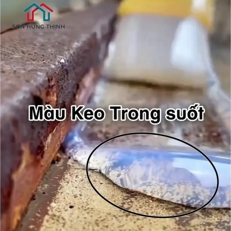 keo chống thấm nước, không màu Polyprof 5 lít, chuyên dụng chống thấm, chống thấm nền gạch men , chống thấm tường nhà, chống thấm trần nhà 2