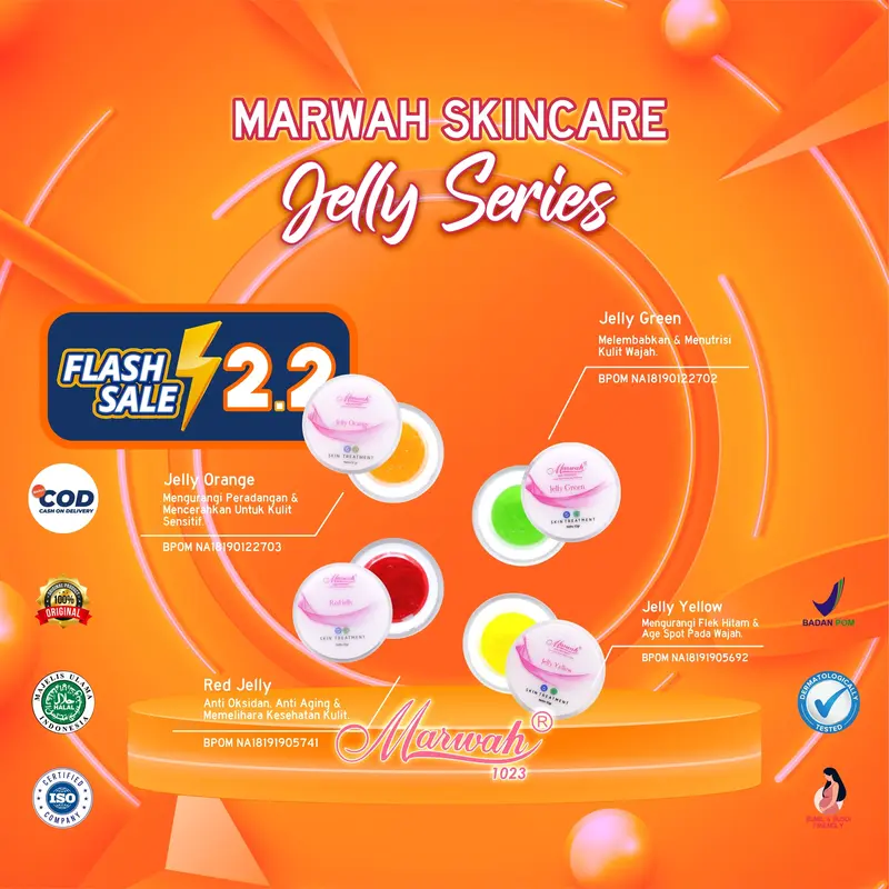 Marwah Skincare Jelly Series - Mengencangkan dan Mencerahkan 5