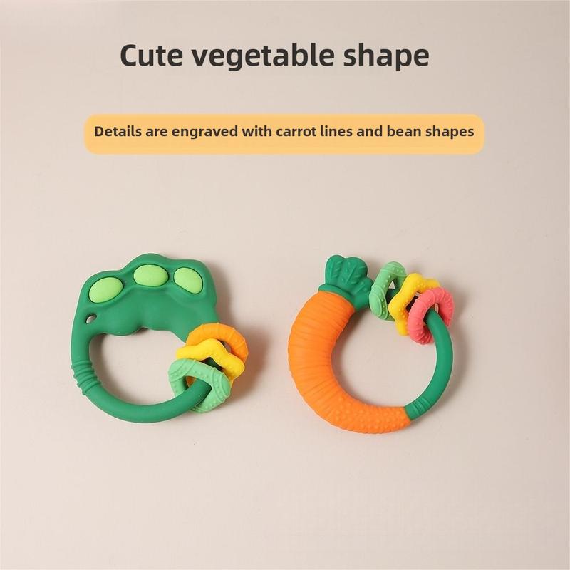 Toys for Children and Infants |   Baby Vegetables Teether Toys |   Infant Molar Rod Happy Bite Prevent Hand Sucking Toys | 2