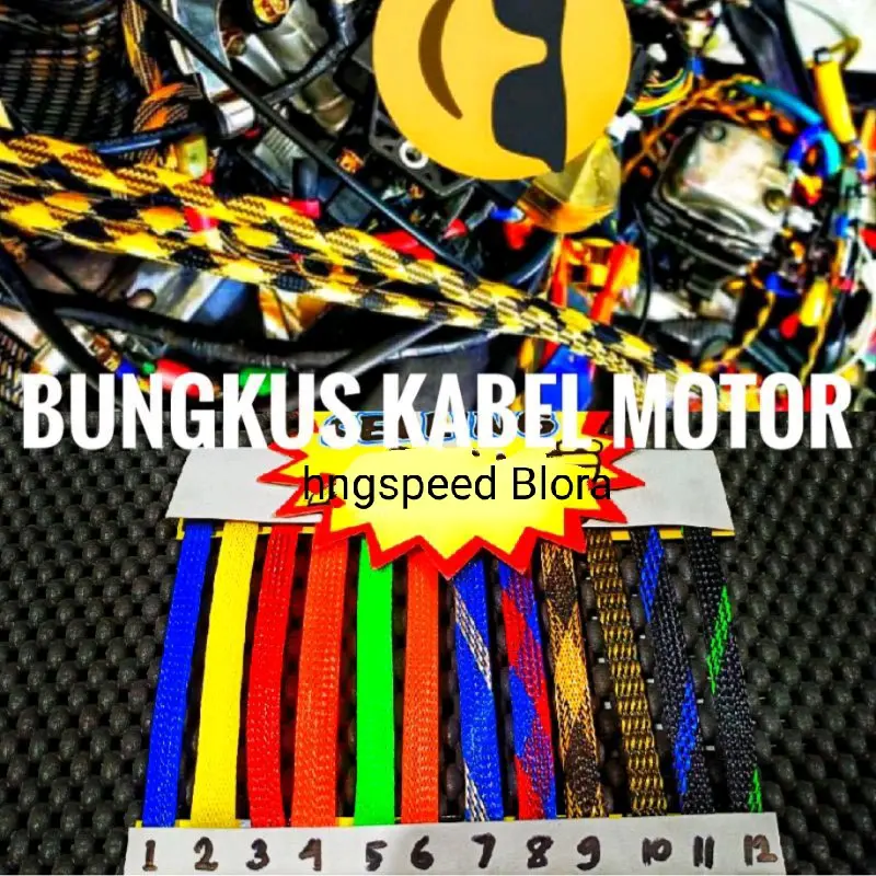 COVER KABEL SERAT PEMBUNGKUS KABEL MOTOR 0